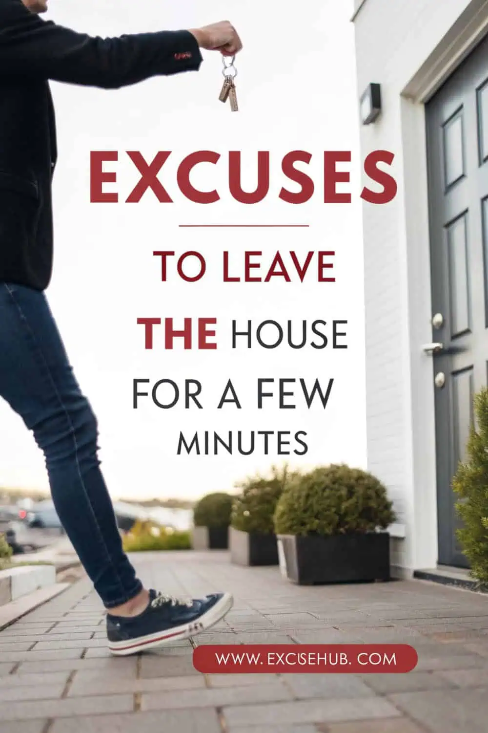 Illustration of quick excuses to leave the house