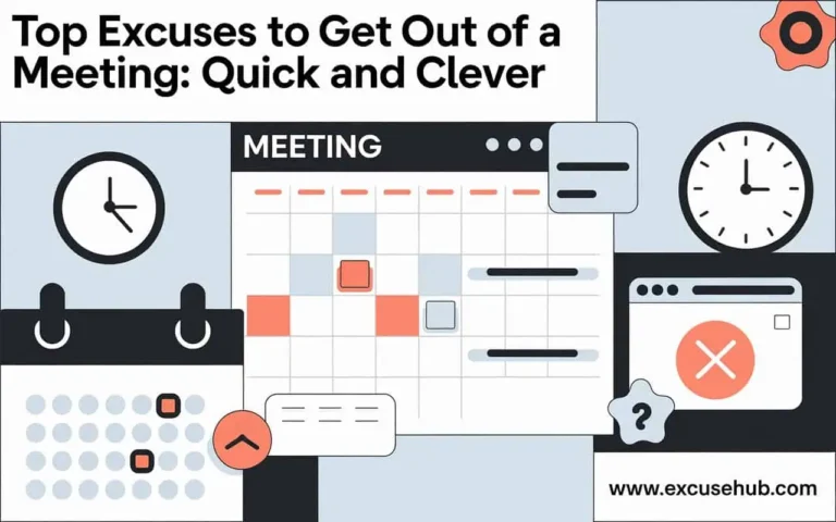 Excuses to Get Out of a Meeting