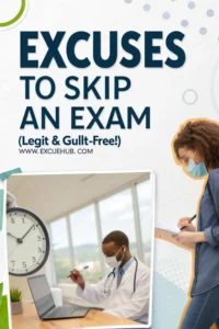 Excuses to Skip an Exam (Legit & Guilt-Free!)