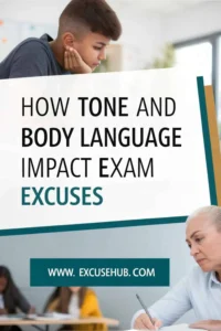 How Tone and Body Language Impact Exam Excuses