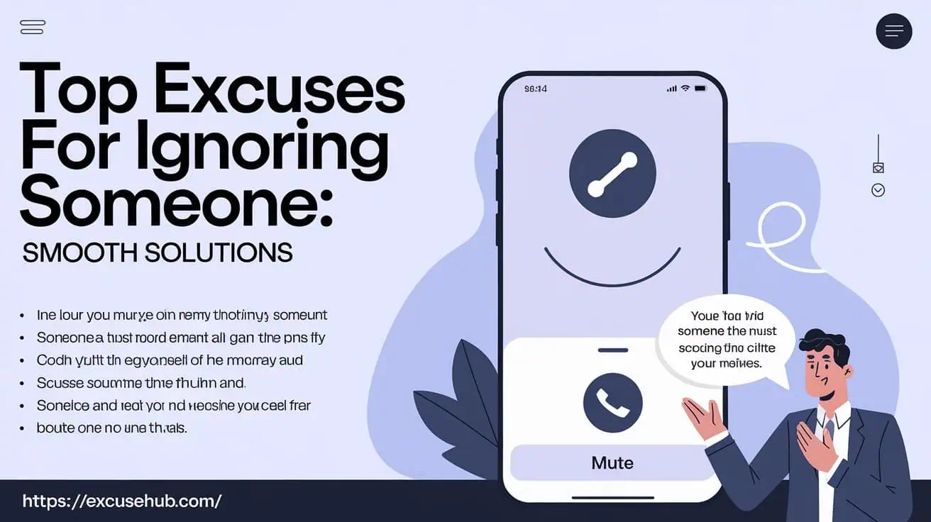 Top Excuses for Ignoring Someone Smooth Solutions