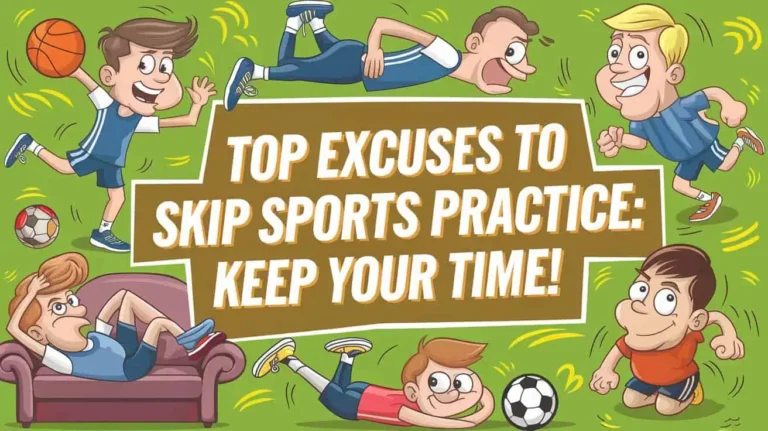 Excuses to Skip Sports Practice