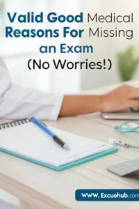 Valid Good Medical Reasons for Missing an Exam (No Worries!)