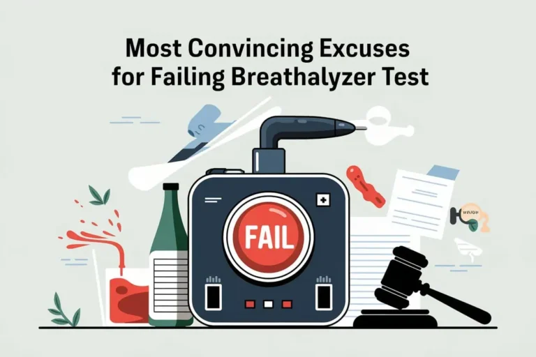 Most Convincing Excuses for Failing Breathalyzer Test