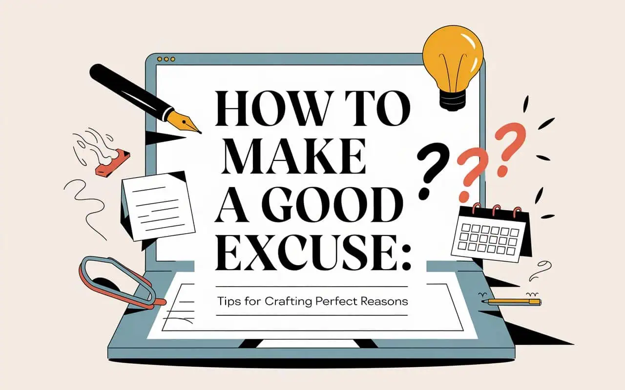 How to Make a Good Excuse