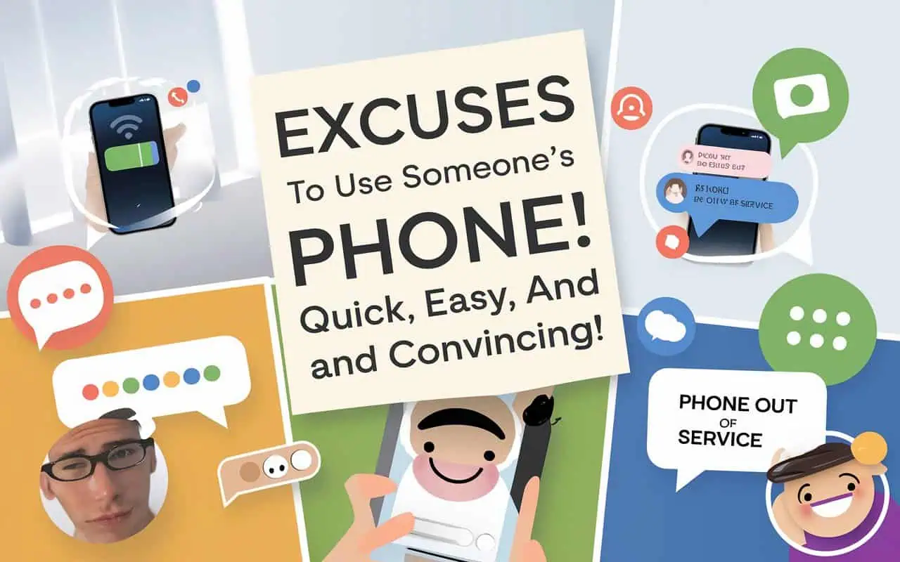 Excuses to Use Someone’s Phone: Quick, Easy, and Convincing!