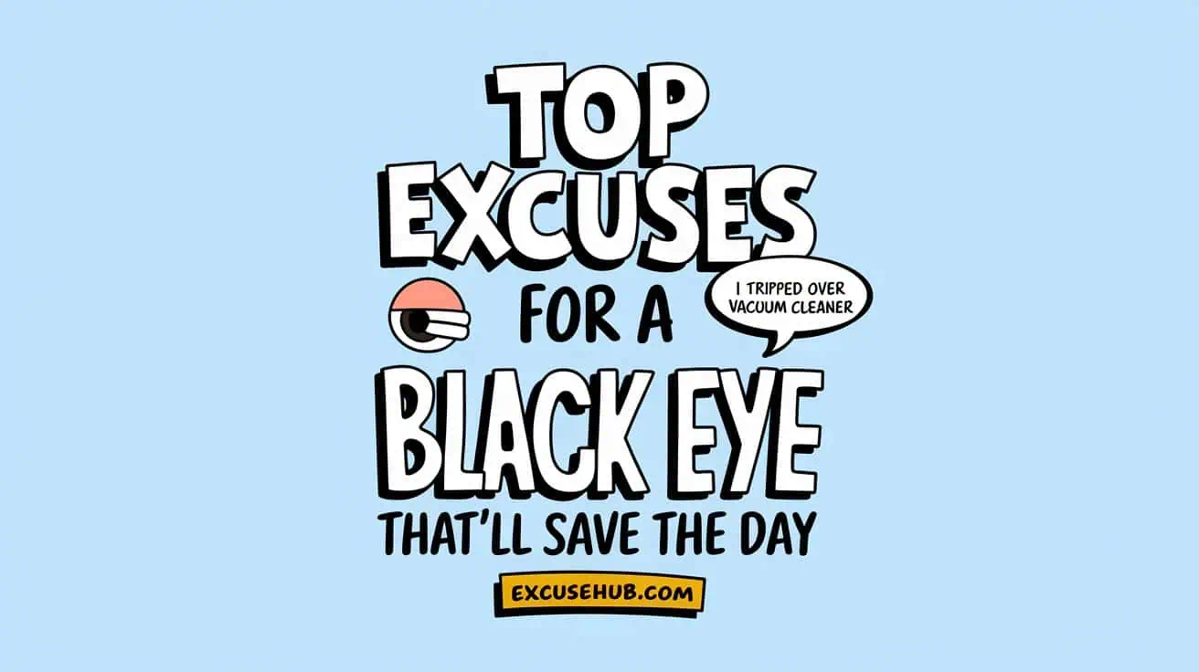 excuses for a Black Eye