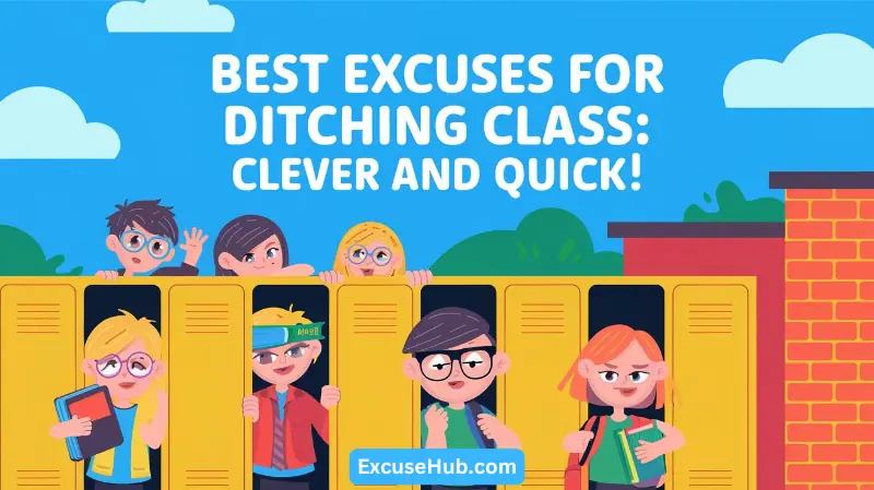 Best Excuses for Ditching Class: Clever and Quick!