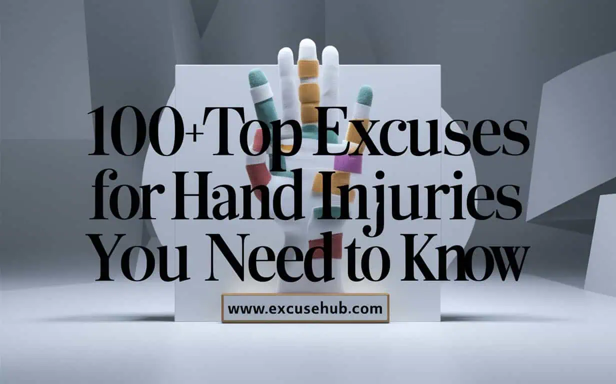 Excuses for Hand Injuries