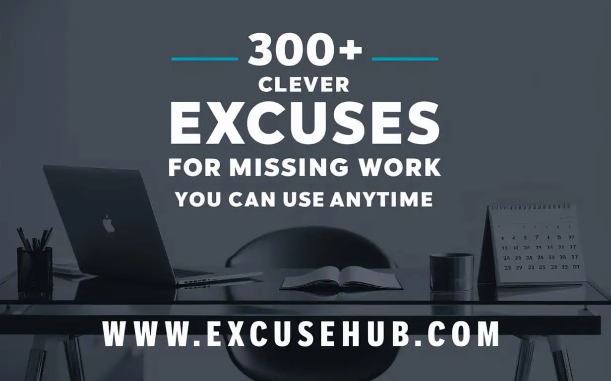 300+ Clever Excuses for Missing Work You Can Use Anytime