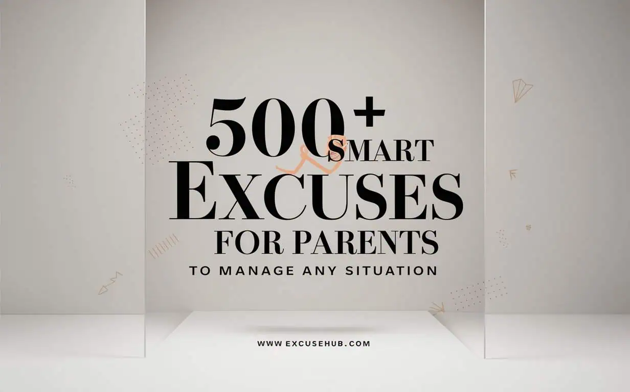 Excuses for Parents