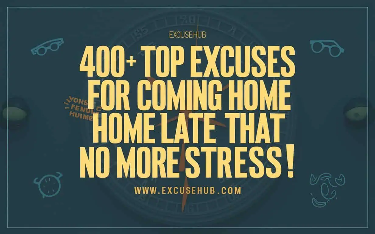 Excuses for Coming Home Late