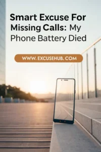 Smart Excuse for Missing Calls: My Phone Battery Died