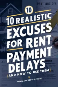 10 Realistic Excuses for Rent Payment Delays (And How to Use Them)