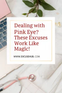 Dealing with Pink Eye These Excuses Work Like Magic!