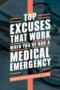 Top Excuses That Work When You’ve Had a Medical Emergency