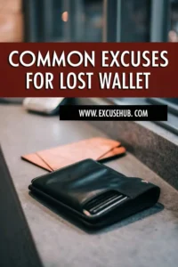 Common Excuses for Lost Wallet