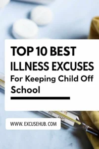 Top 10 Best Illness Excuses for Keeping Child Off School.