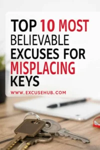 Top 10 Most Believable Excuses for Misplacing Keys